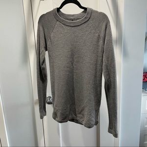 Gray lululemon knit sweater